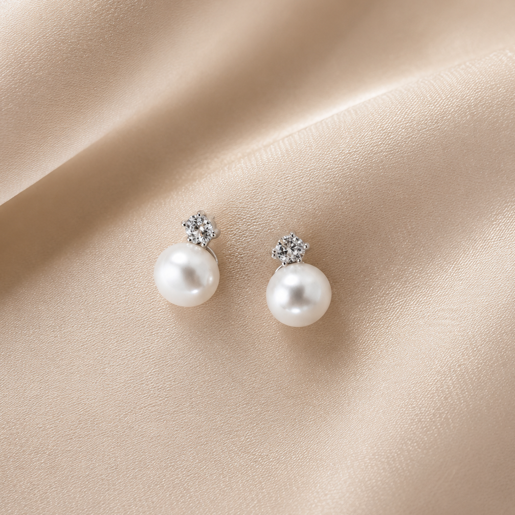 CELINE PEARL STUDS