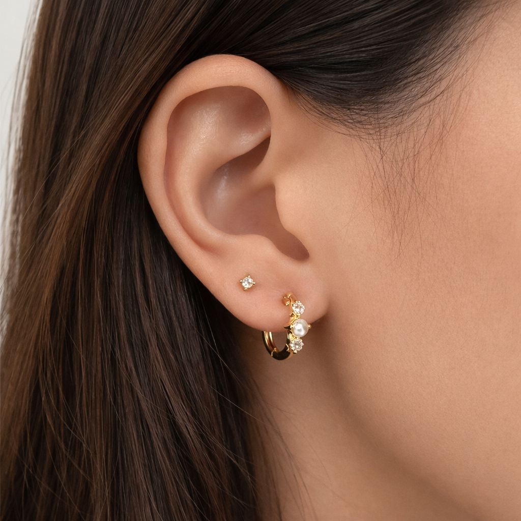 PEARL HOOPS