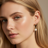 ANTIBES PEARL HOOPS