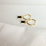 BURCU HOOPS 1,1CM - FÜNF FARBVARIANTEN