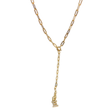 LETTER Y-DROP YLVIE NECKLACE WITH 1 CHARM