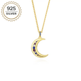 Badged - CELESTE MOON NECKLACE