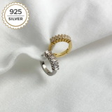 Badged - DAWN HELIX HOOP 1CM