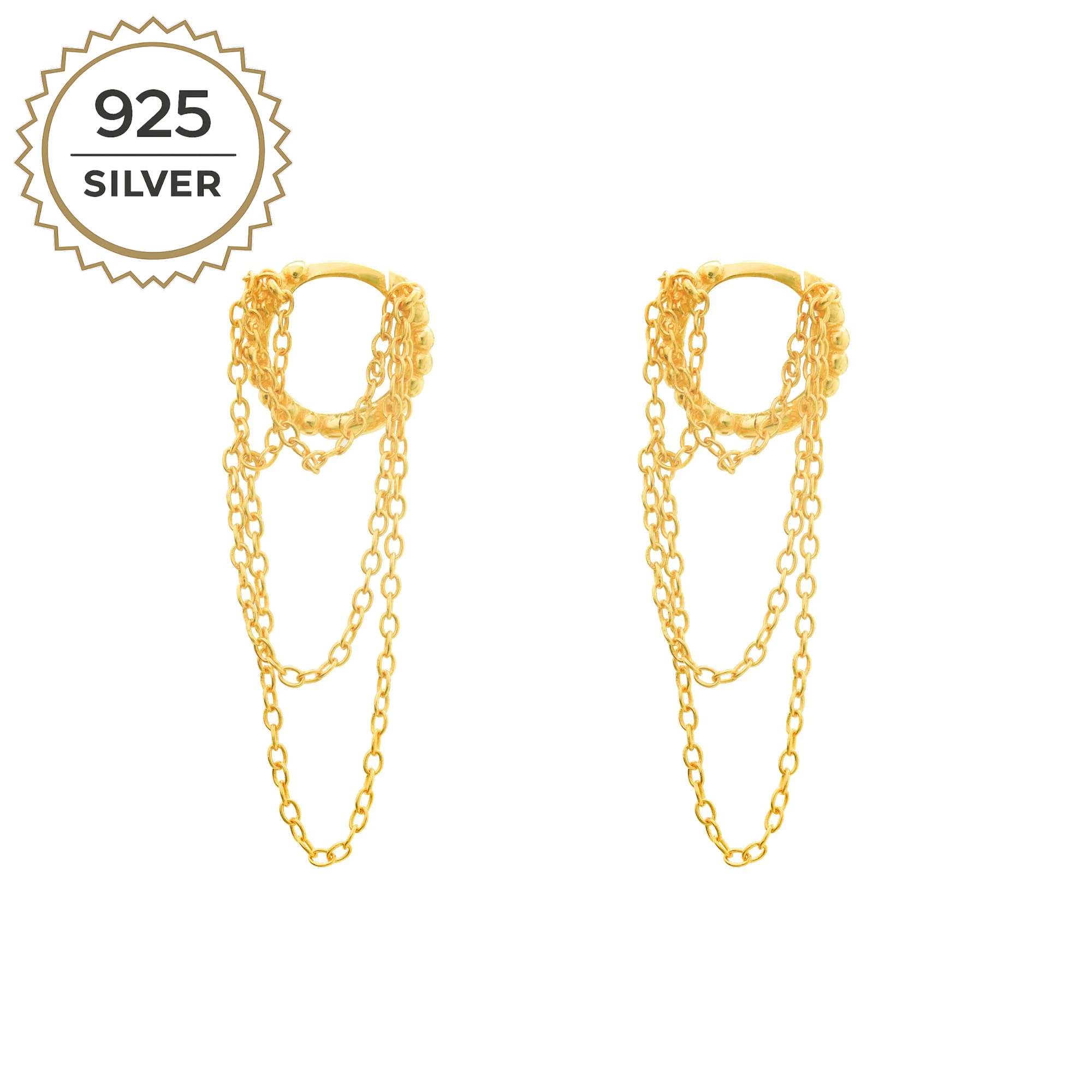 Badged - JONA HOOPS 1CM