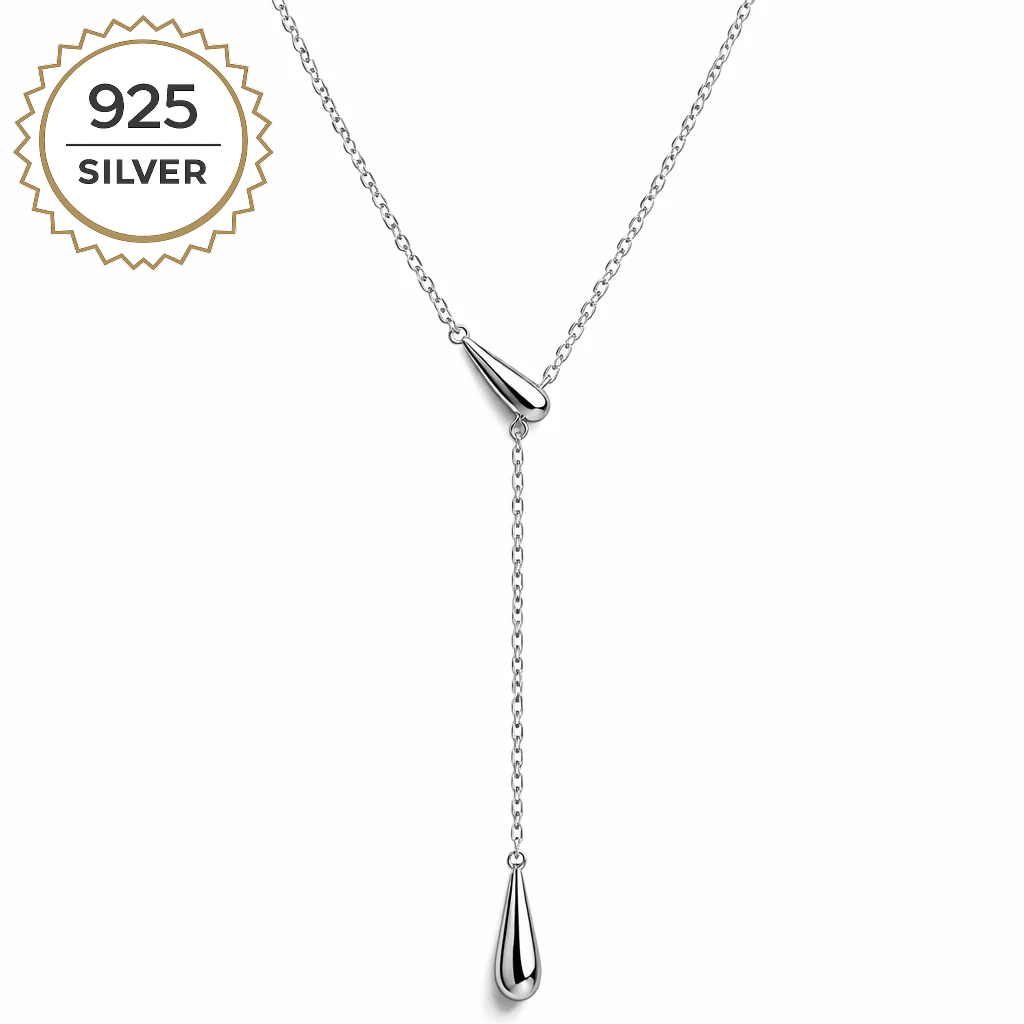 Badged - LIV TEARDROP NECKLACE