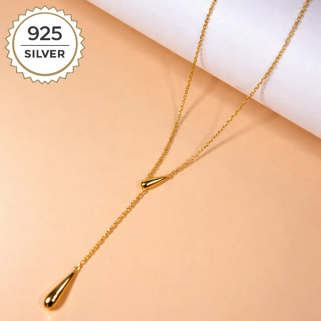 Badged - LIV TEARDROP NECKLACE