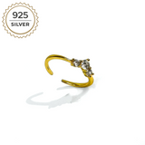 Badged - MARIE WISHBONE RING