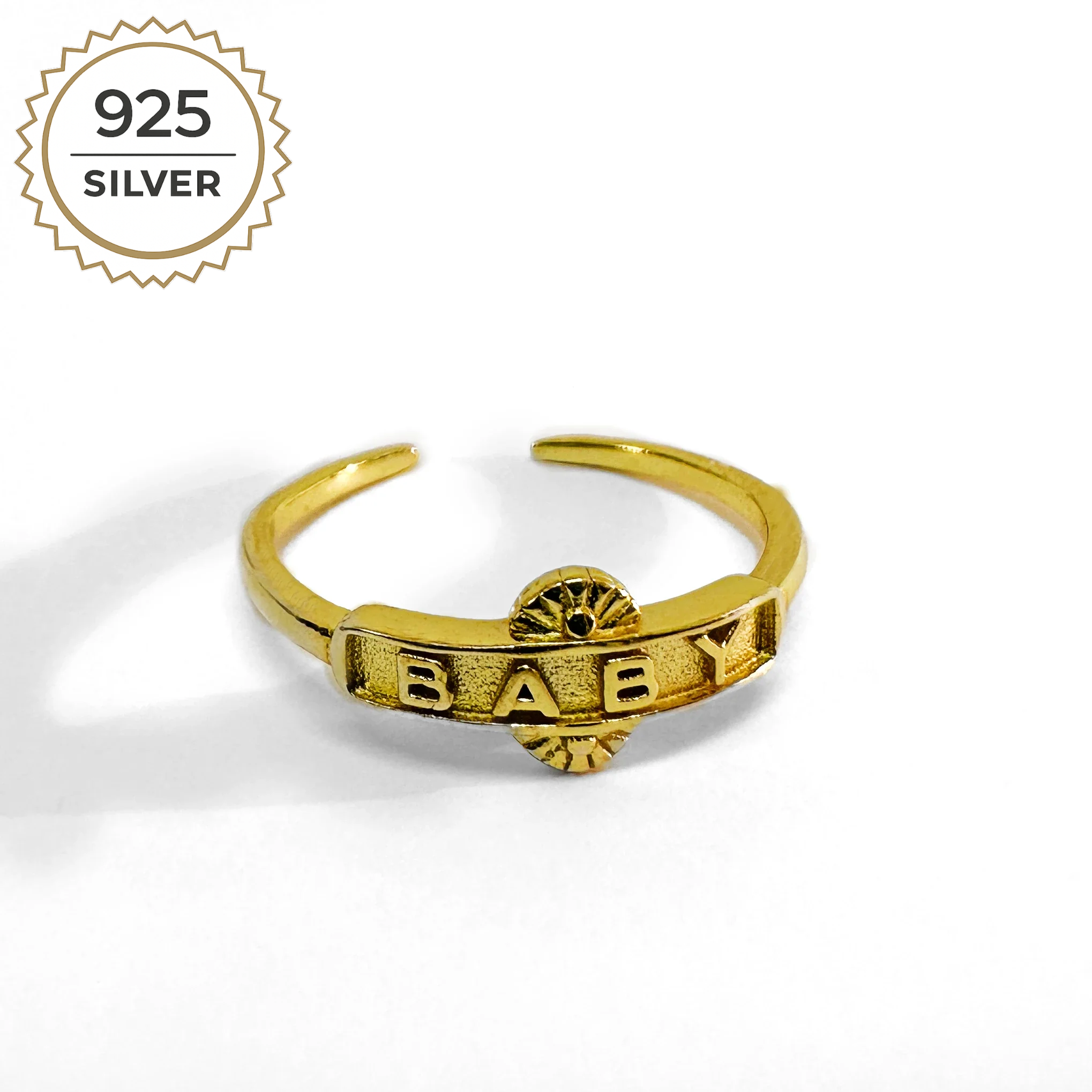Badged - BABY SIGNET RING