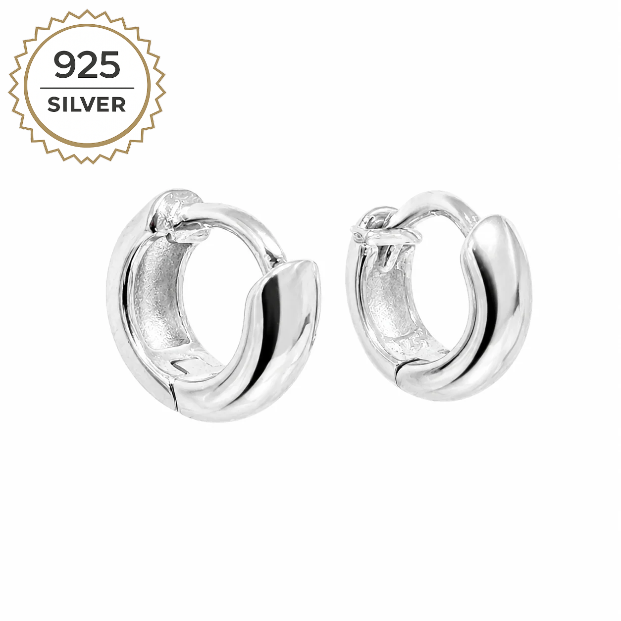 Badged - MIA BOLD HOOPS 9mm