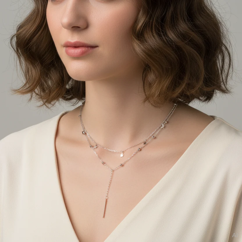 Badged - STELLAR DROP NECKLACE