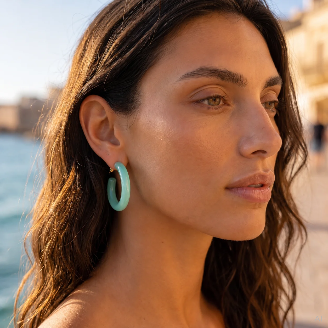 Badged - HELEN HOOPS 4CM