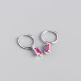 BURCU HOOPS 1,1CM - FÜNF FARBVARIANTEN