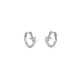 STAR HUGGIE HOOPS 1,1CM
