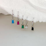 BURCU HOOPS 1,1CM - FÜNF FARBVARIANTEN