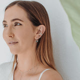 BURCU HOOPS 1,1CM - FÜNF FARBVARIANTEN