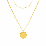 HAZEL DOUBLE LAYER NECKLACE