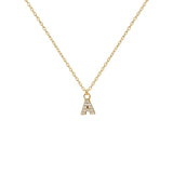 INITIAL NECKLACE WITH YOUR FAVORITE LETTER CHARM