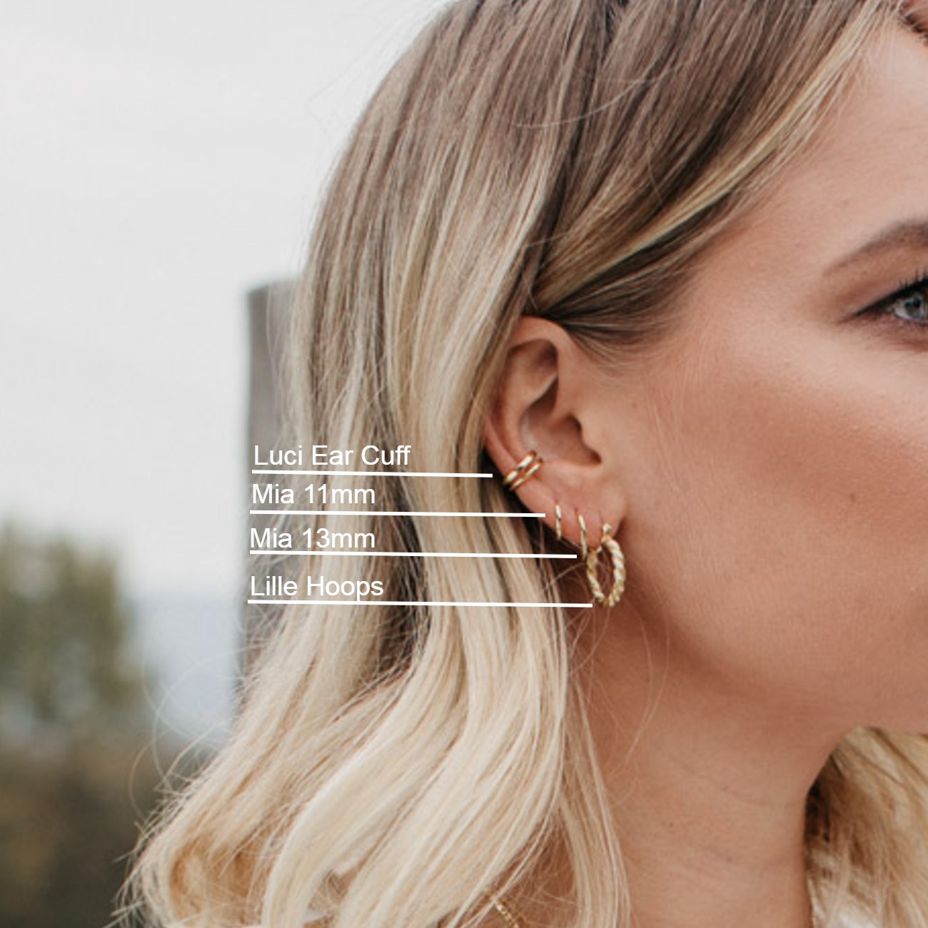 MIA HOOPS 1,3CM
