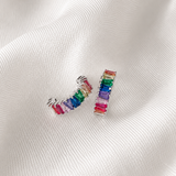 KYLIE RAINBOW HOOPS 1.4CM
