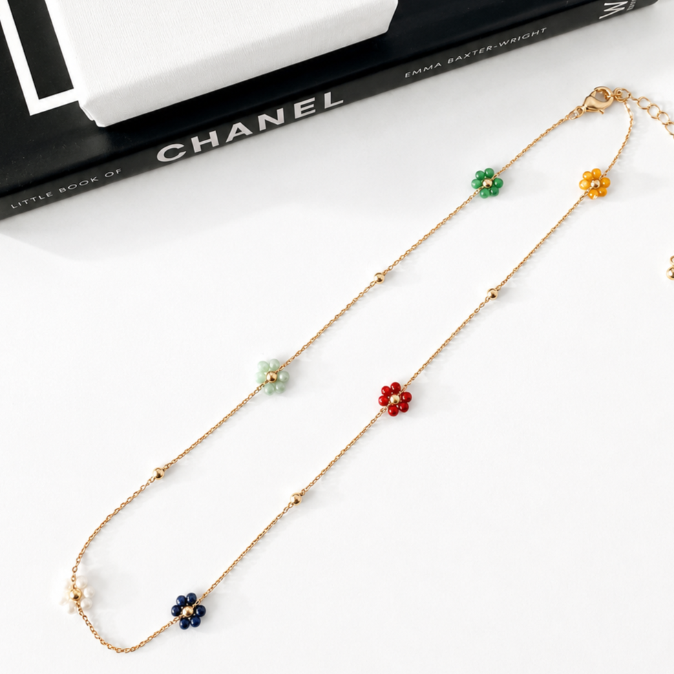 RAINBOW BLOOM NECKLACE