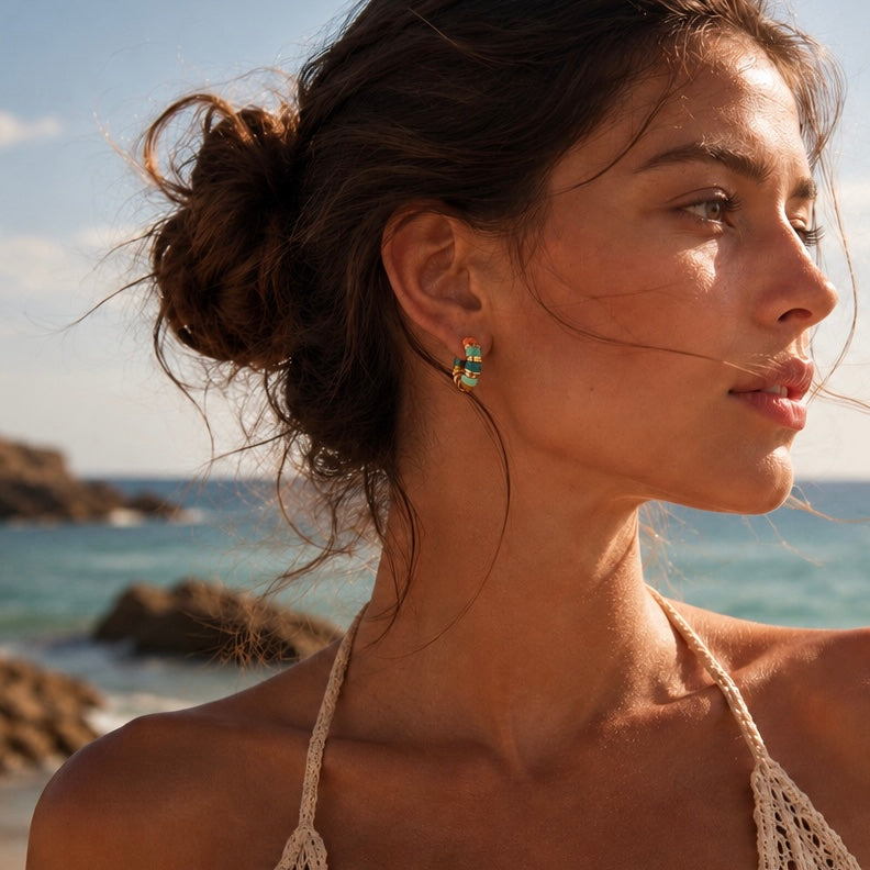 MARBELLA MOSAIC HOOPS