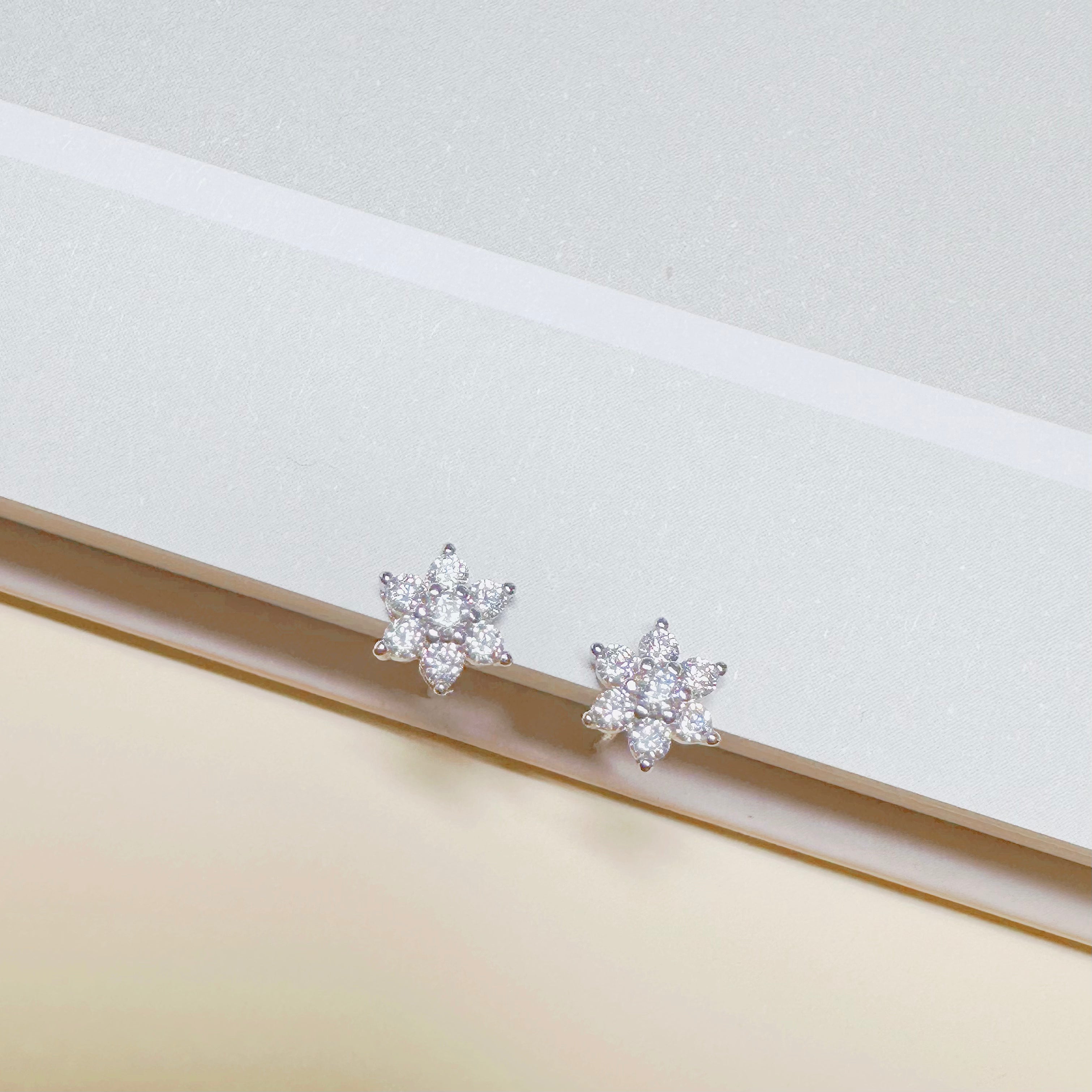 LILLY SNOWFLAKE STUDS