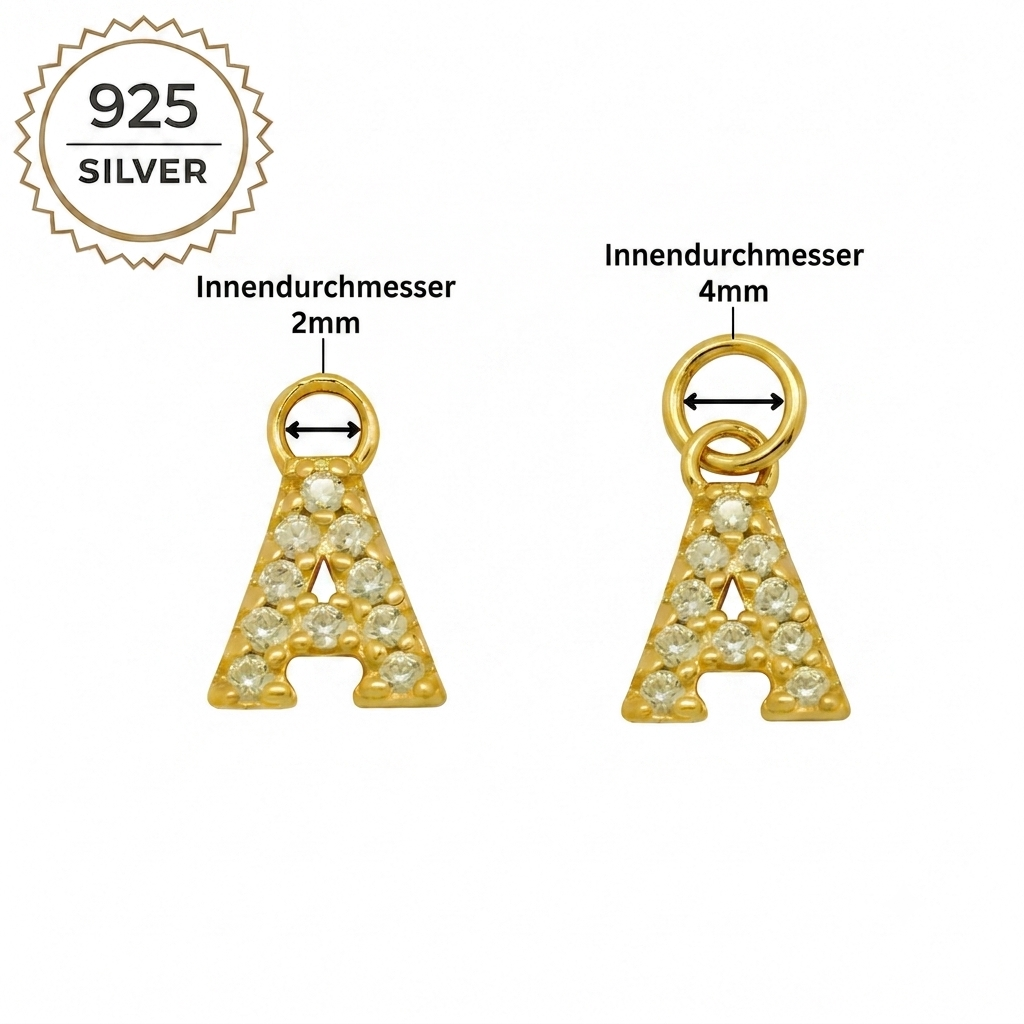 LETTER / BUCHSTABEN CHARM