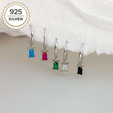 Badged - BURCU HOOPS 1,1CM - MULTIPLE COLORS