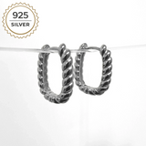 Badged - BROOKLYN TWIST HOOPS 2CM