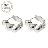 Badged - CHUNKY CROISSANT HOOPS 2CM