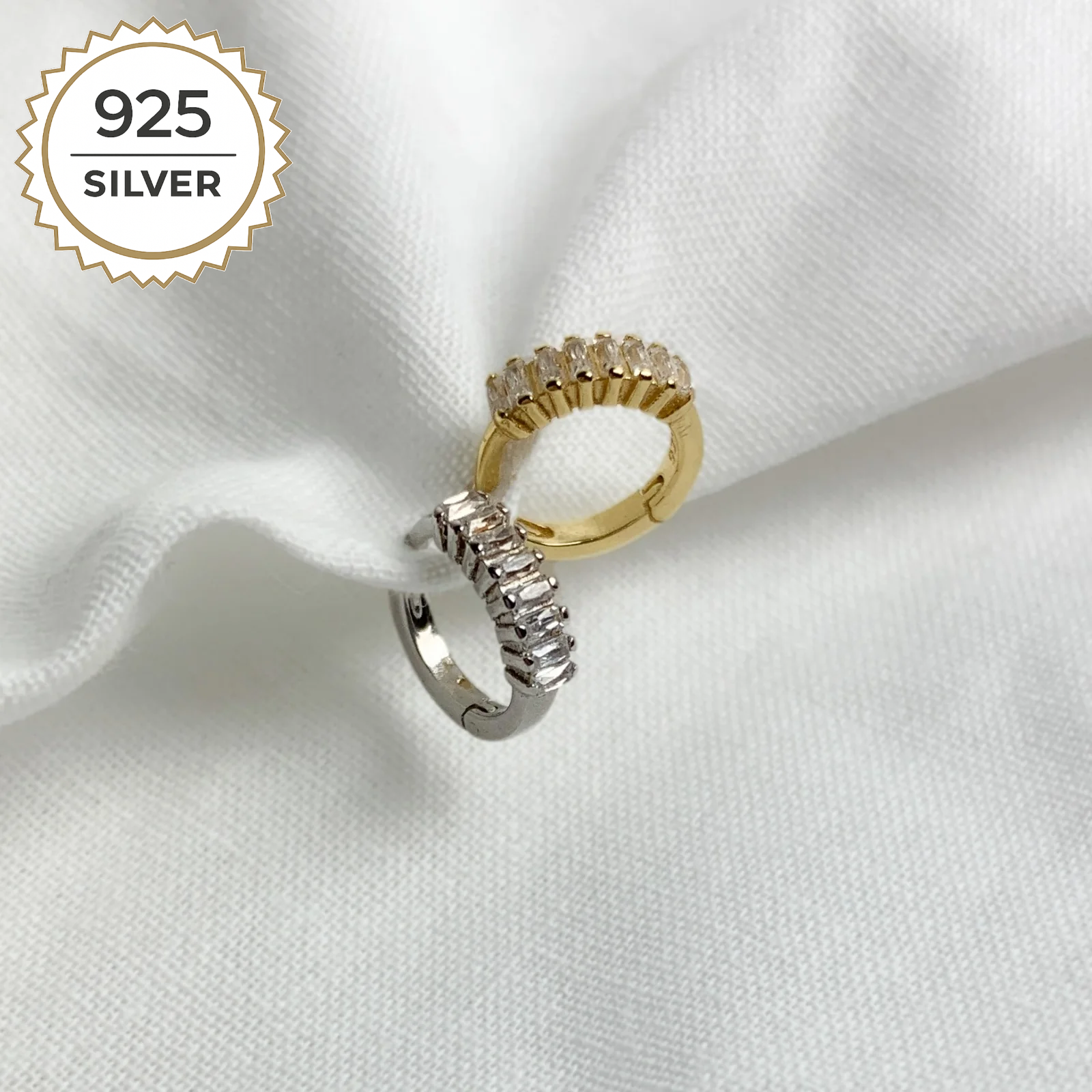 Badged - DAWN HELIX HOOP 1CM