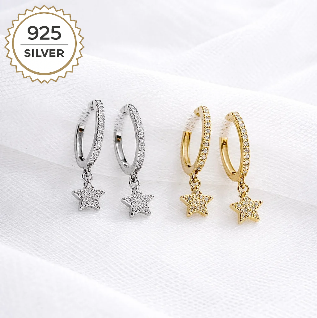 Badged - ELENA HOOPS
