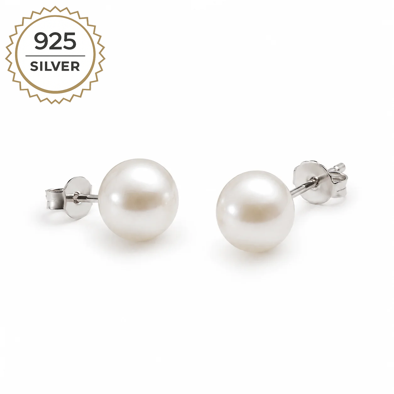 Badged - ÉLISE PEARL STUDS