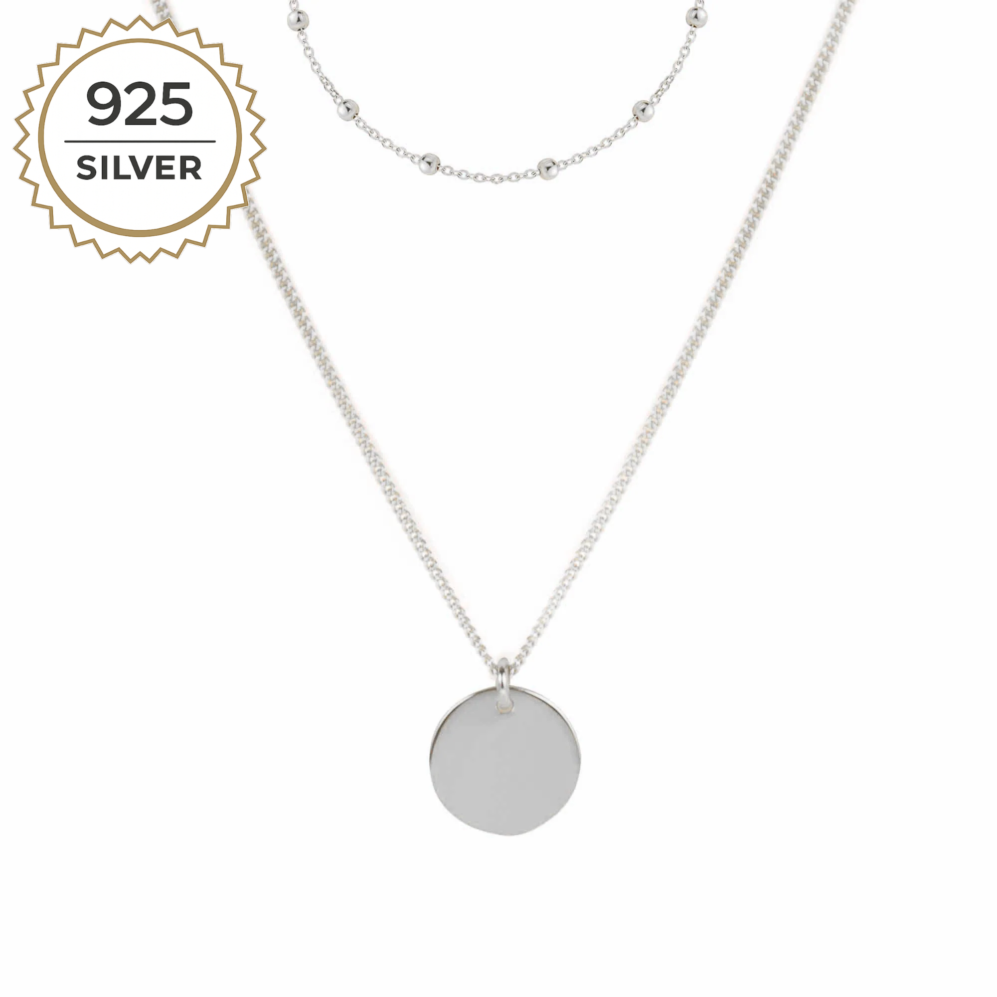 Badged - HAZEL DOUBLE LAYER NECKLACE