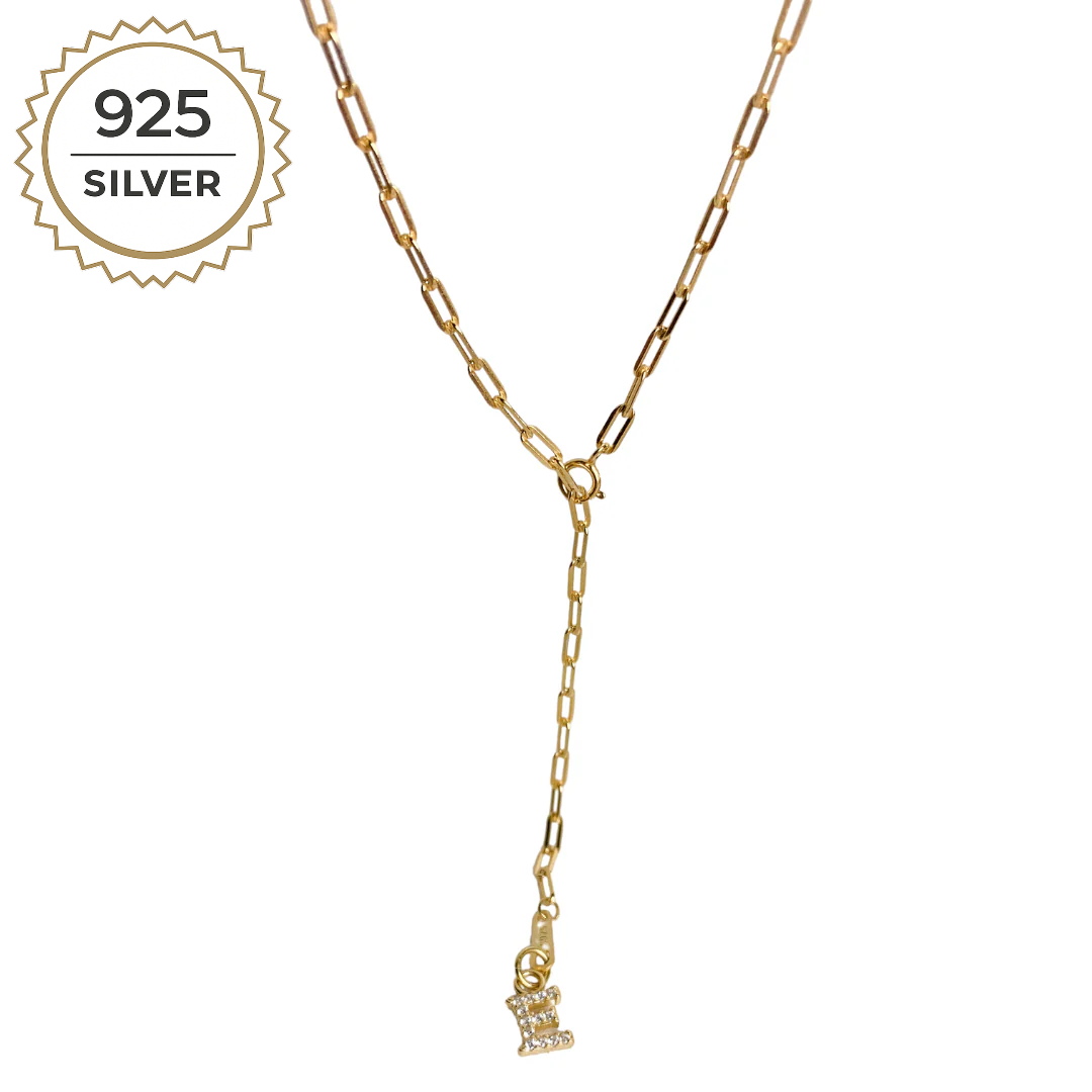 Badged - LETTER Y-DROP YLVIE NECKLACE WITH 1 CHARM