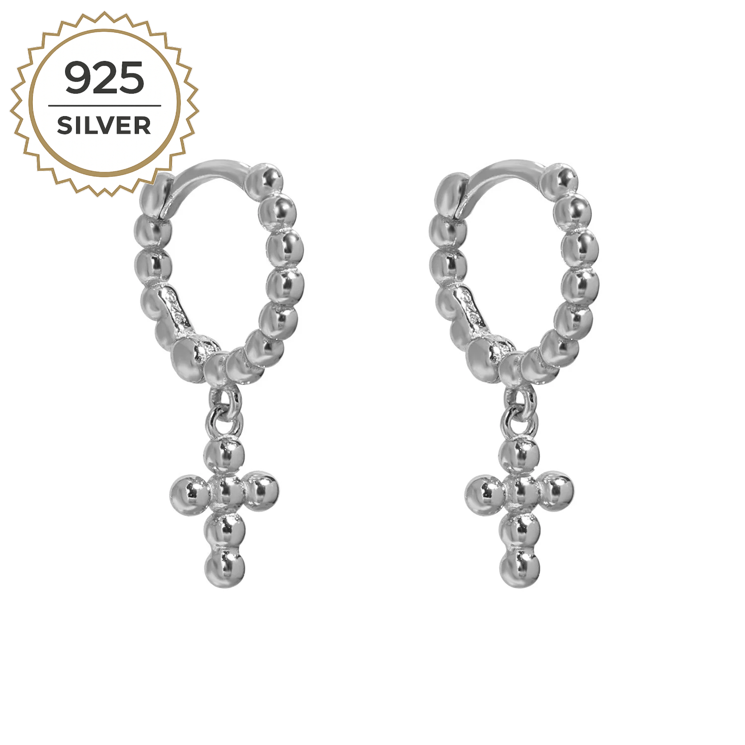 Badged - JULIA HOOPS 1CM