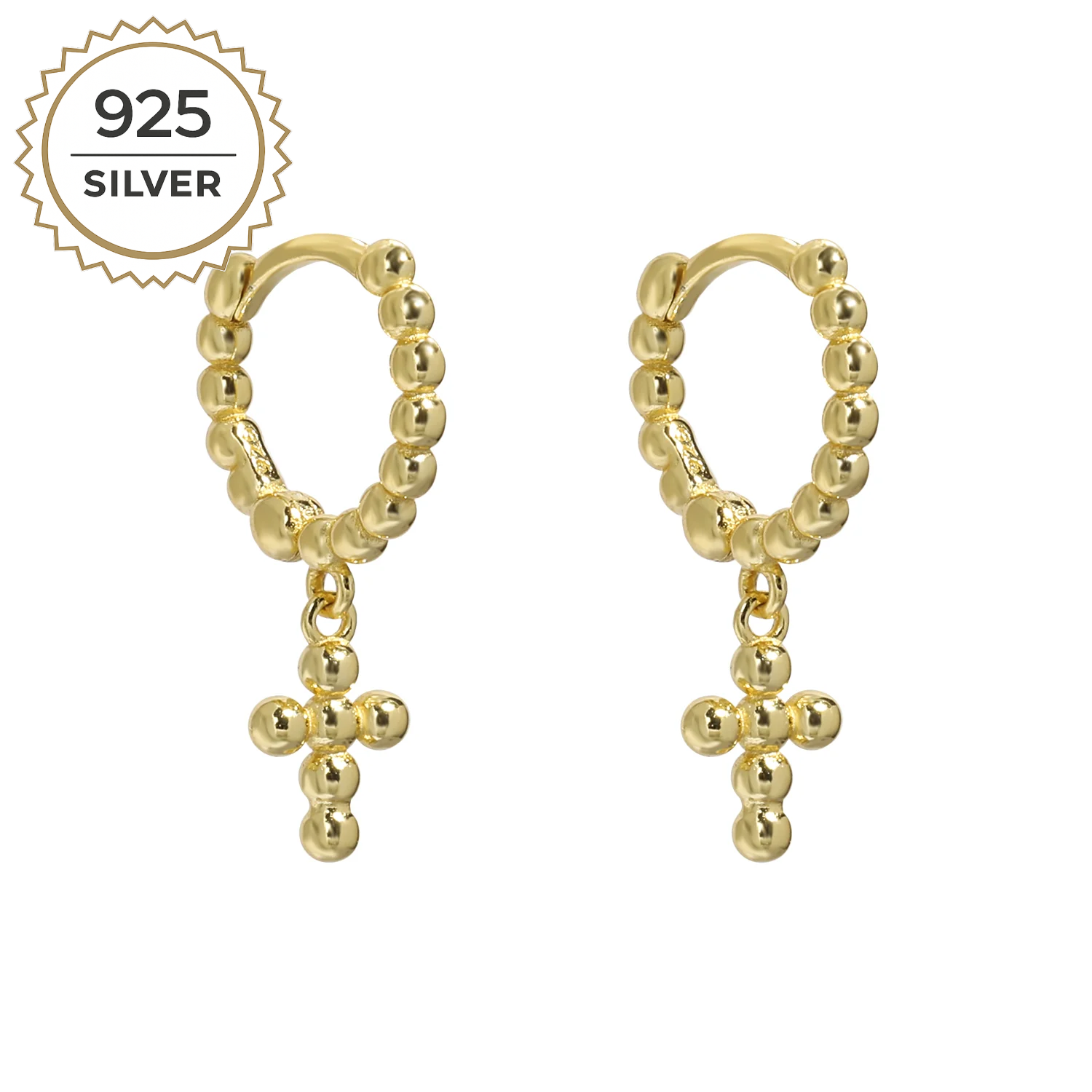 Badged - JULIA HOOPS 1CM