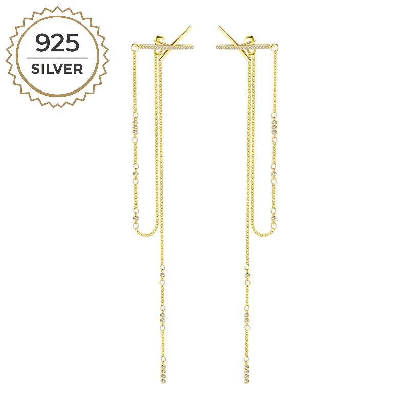 Badged - LAILA DANGLING EARRINGS