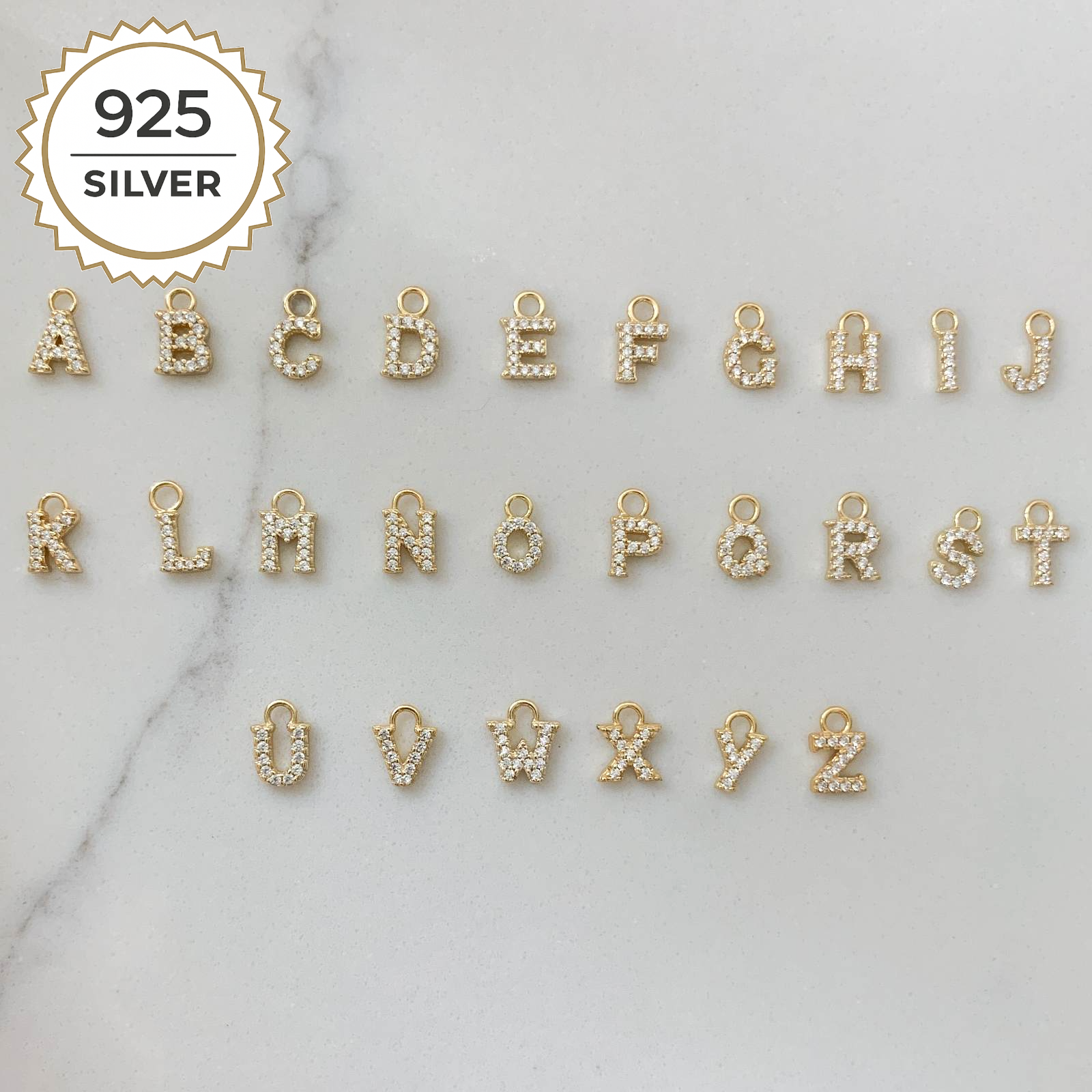Badged - LETTER / BUCHSTABEN CHARM