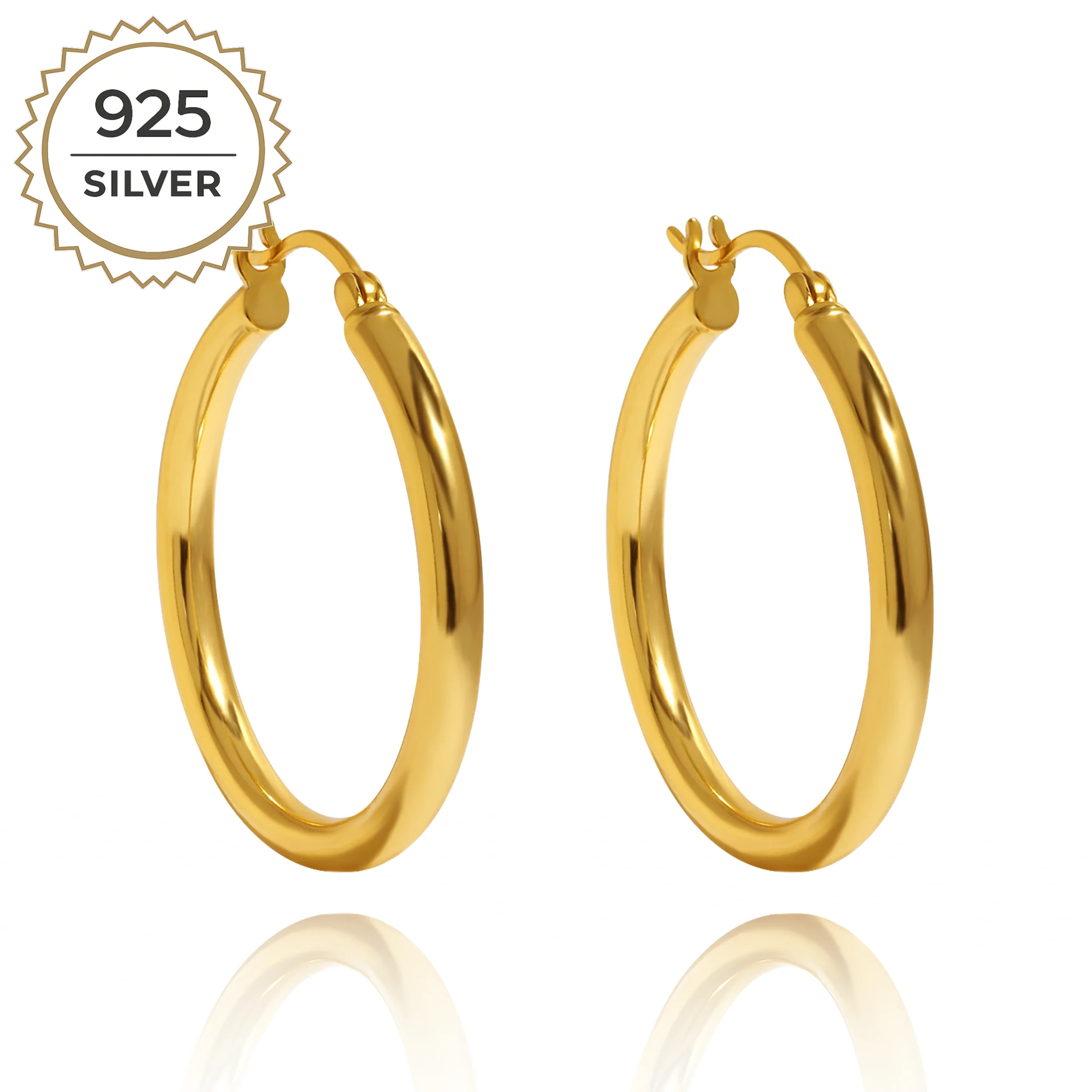 Badged - LIORA HOOPS 3CM