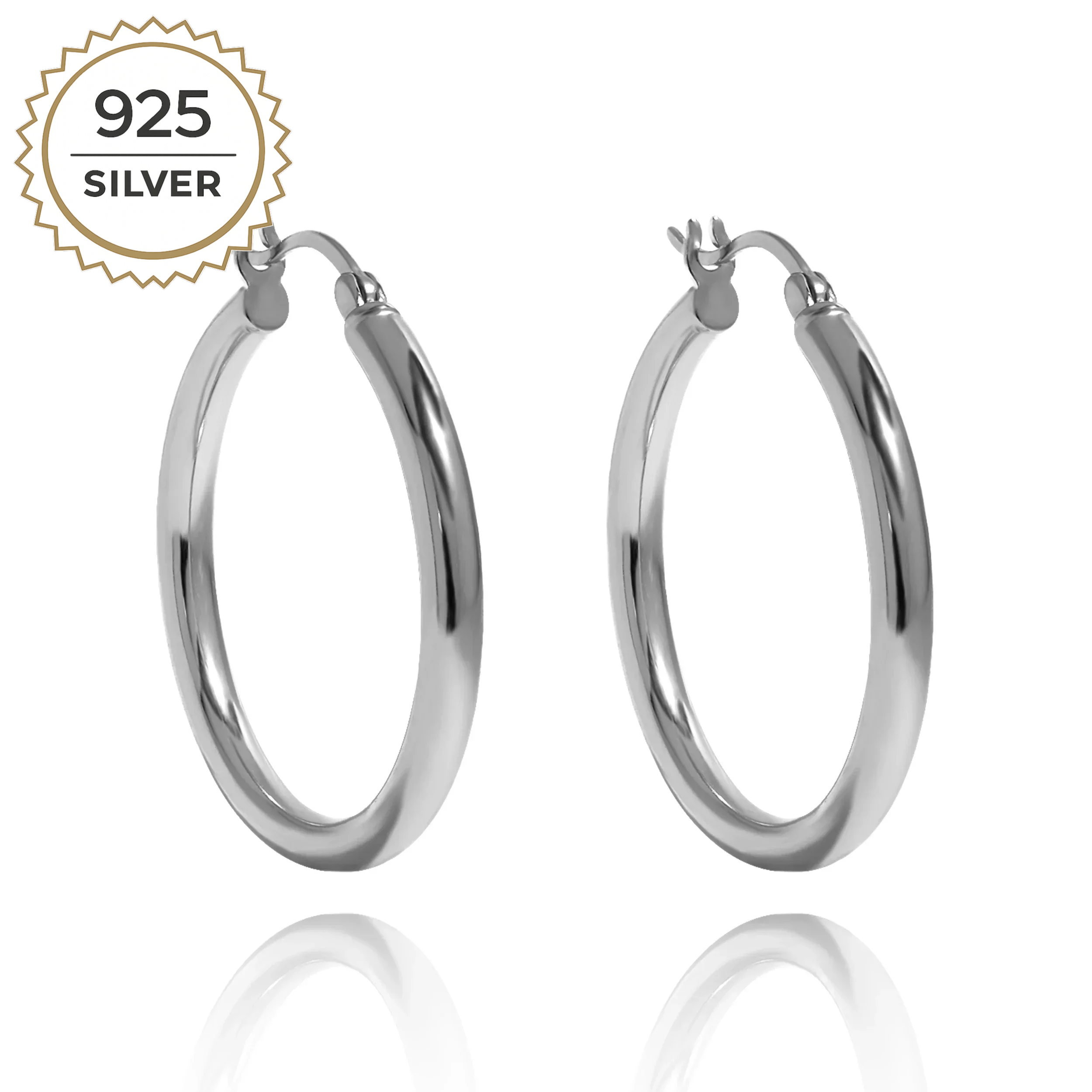 Badged - LIORA HOOPS 3CM
