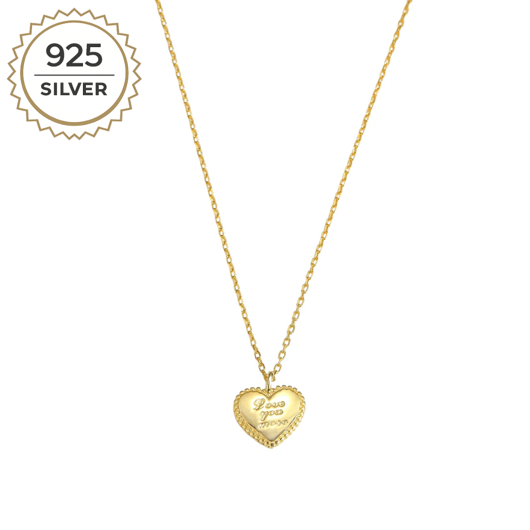 Badged - LOVE YOU MORE NECKLACE