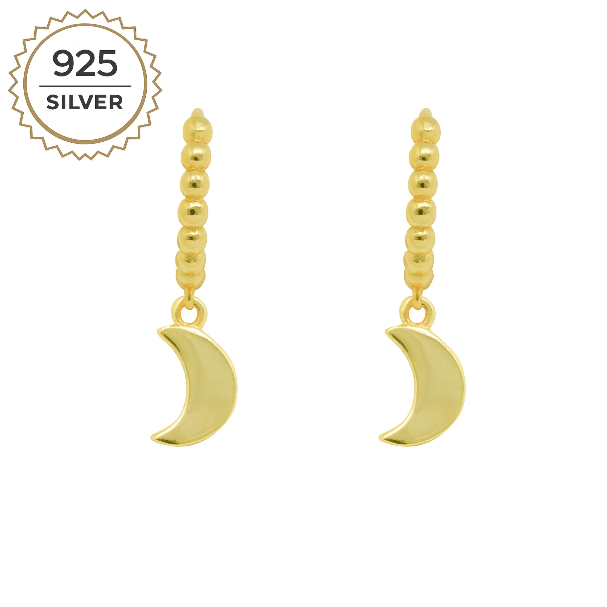 Badged - LUNA HOOPS 1CM