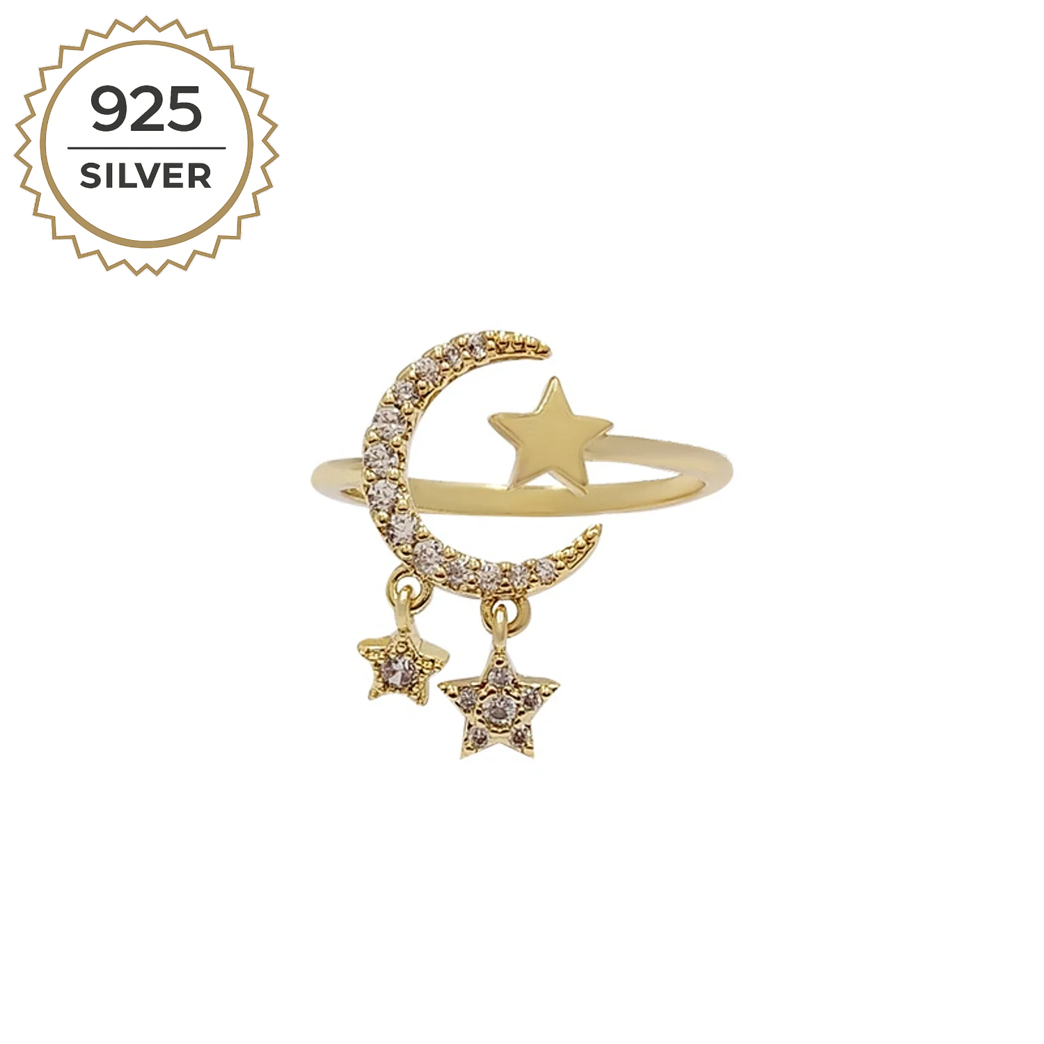 Badged - MIRANDA MOON RING