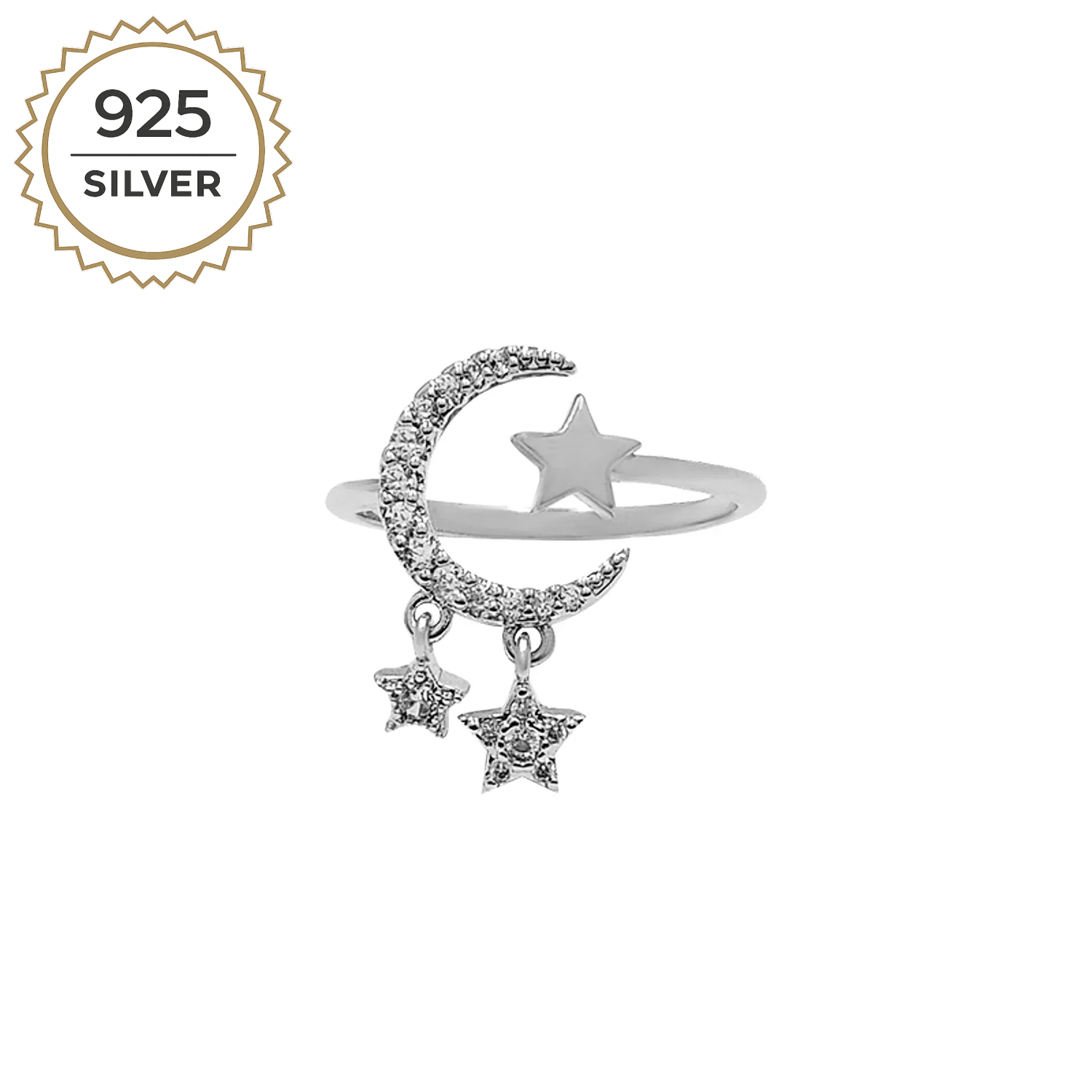 Badged - MIRANDA MOON RING