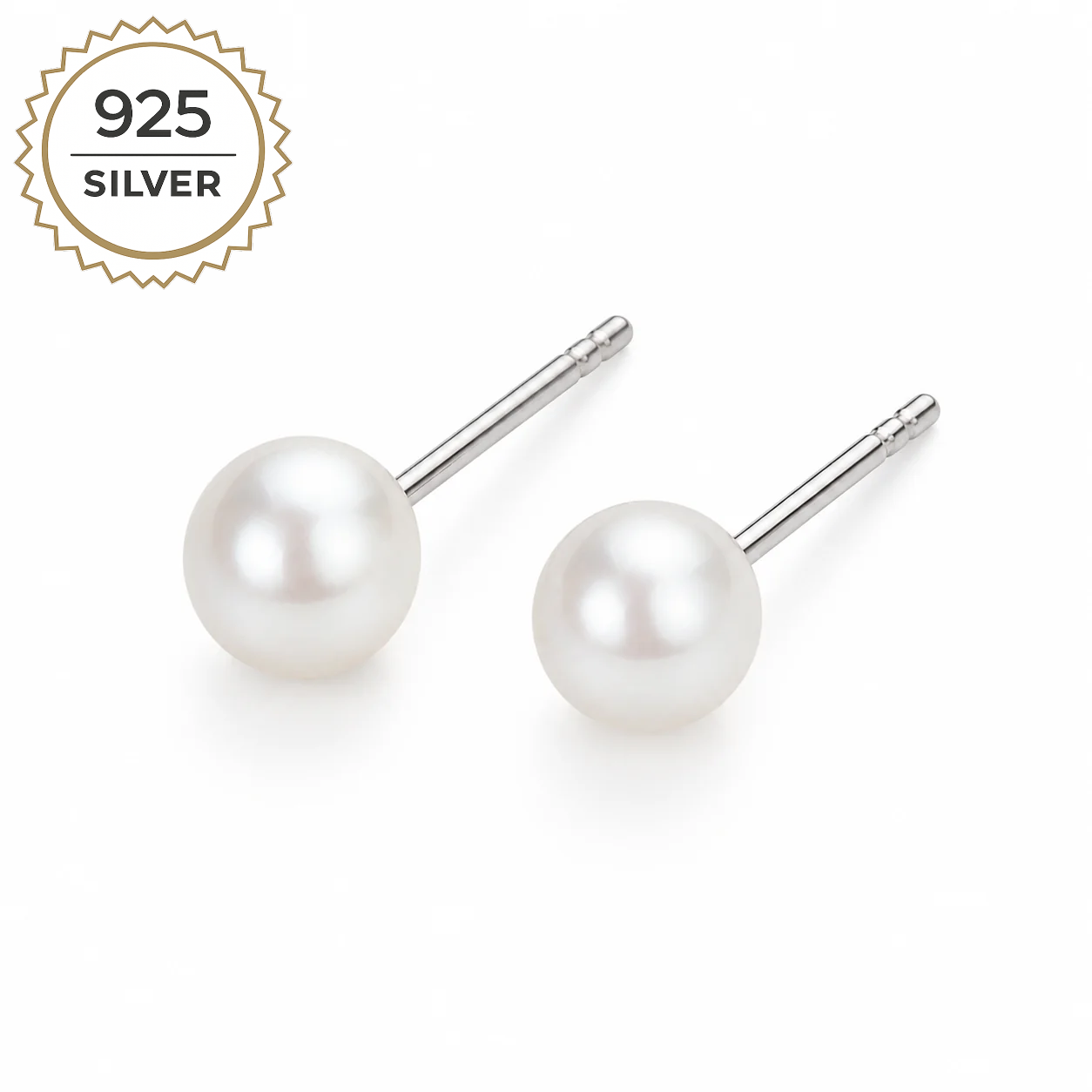 Badged - NOA PEARL STUDS