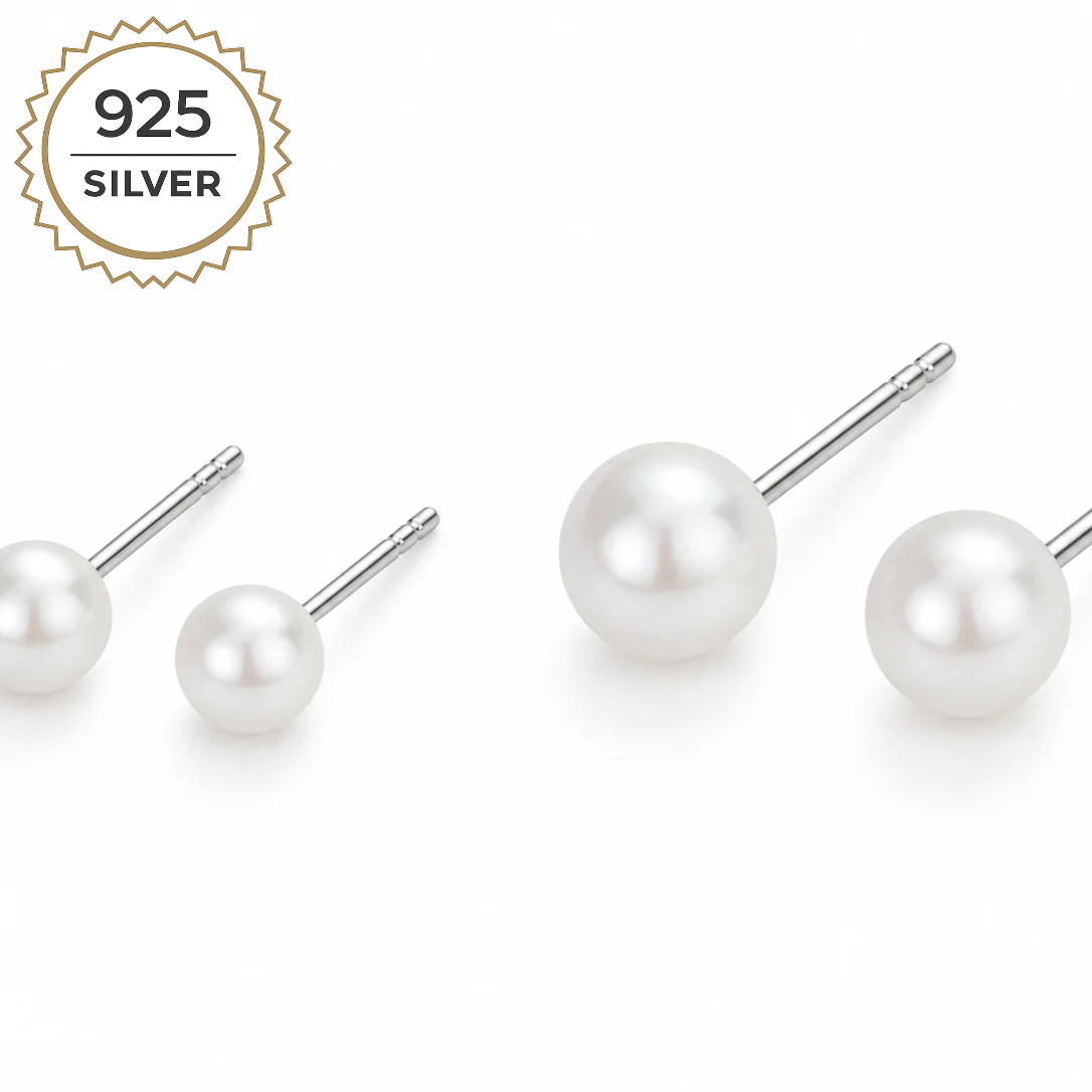 Badged - NOA PEARL STUDS