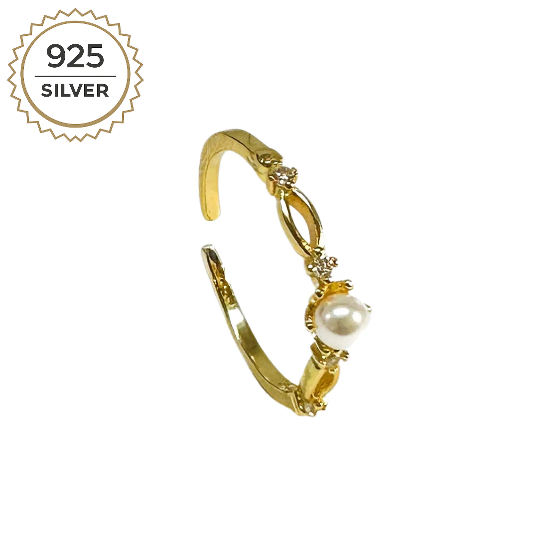 Badged - PEARL RING
