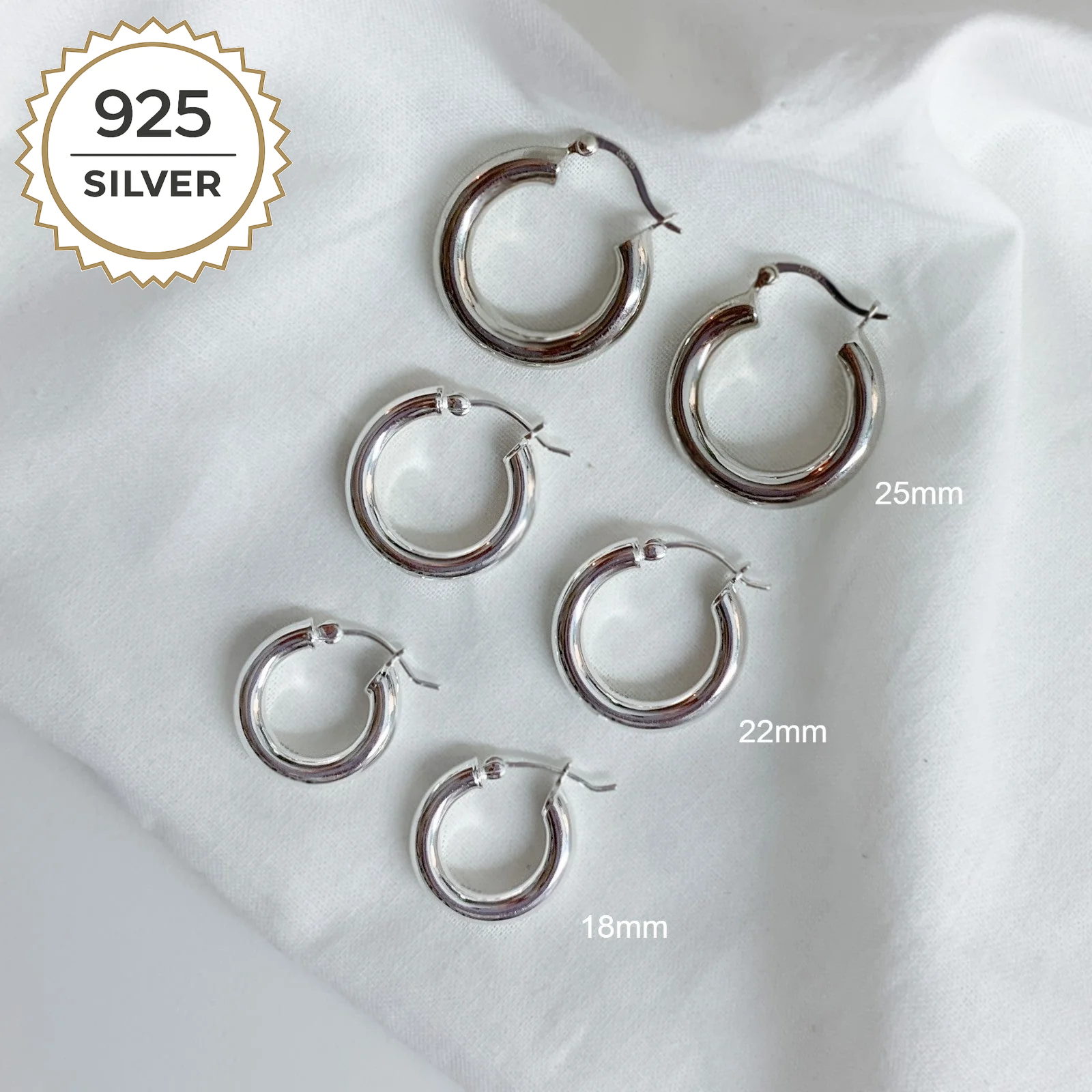 Badged - BLAIR CHUNKY HOOPS 2,5CM