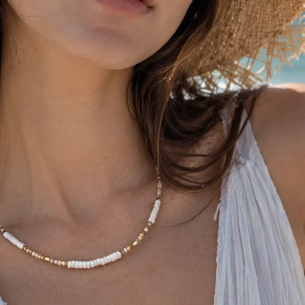 Badged - IVORY DUNE NECKLACE